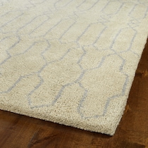 blake white area rug  x    
