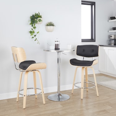 Blakely Set of 2 Counter-Height Swivel Stools