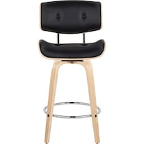 blakely black natural counter height stool   