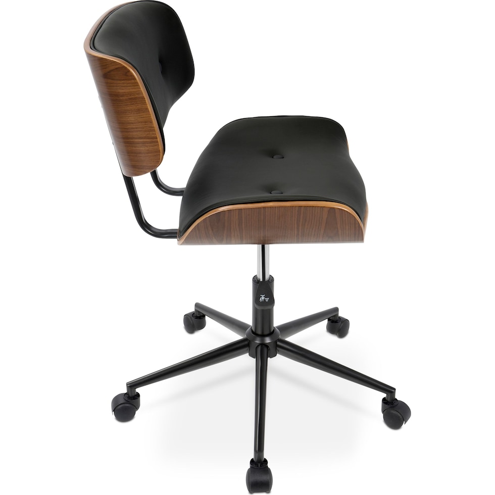 blakely black office chair   