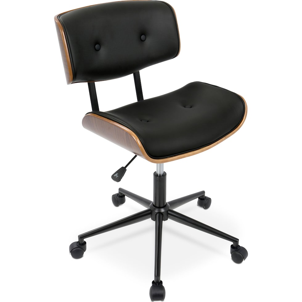 blakely black office chair   