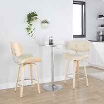 blakely cream natural counter height stool   