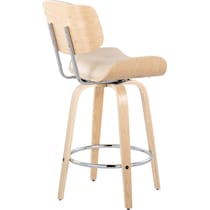 blakely cream natural counter height stool   