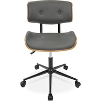 blakely gray office chair   