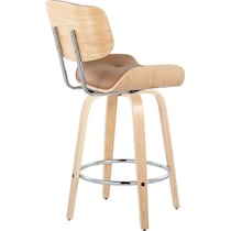 blakely light brown counter height stool   