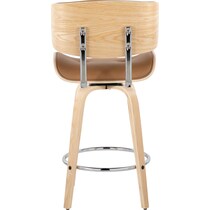 blakely light brown counter height stool   
