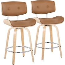 blakely light brown counter height stool   