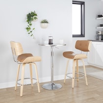 blakely light brown counter height stool   