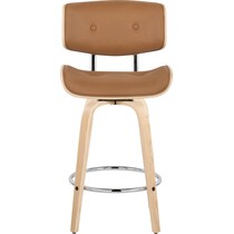 blakely light brown counter height stool   