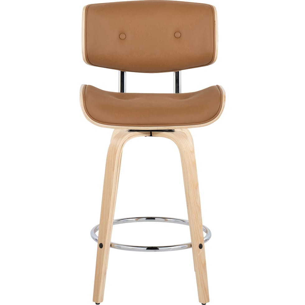blakely light brown counter height stool   