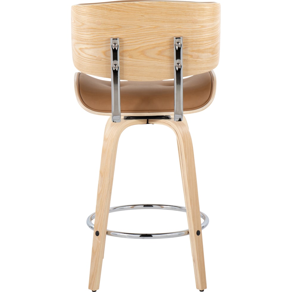 blakely light brown counter height stool   