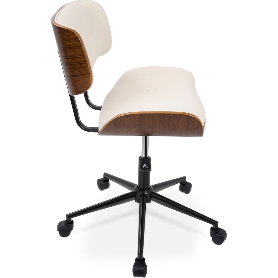 blakely white office chair   
