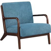 blanchett blue accent chair   