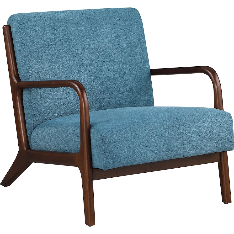 blanchett blue accent chair   