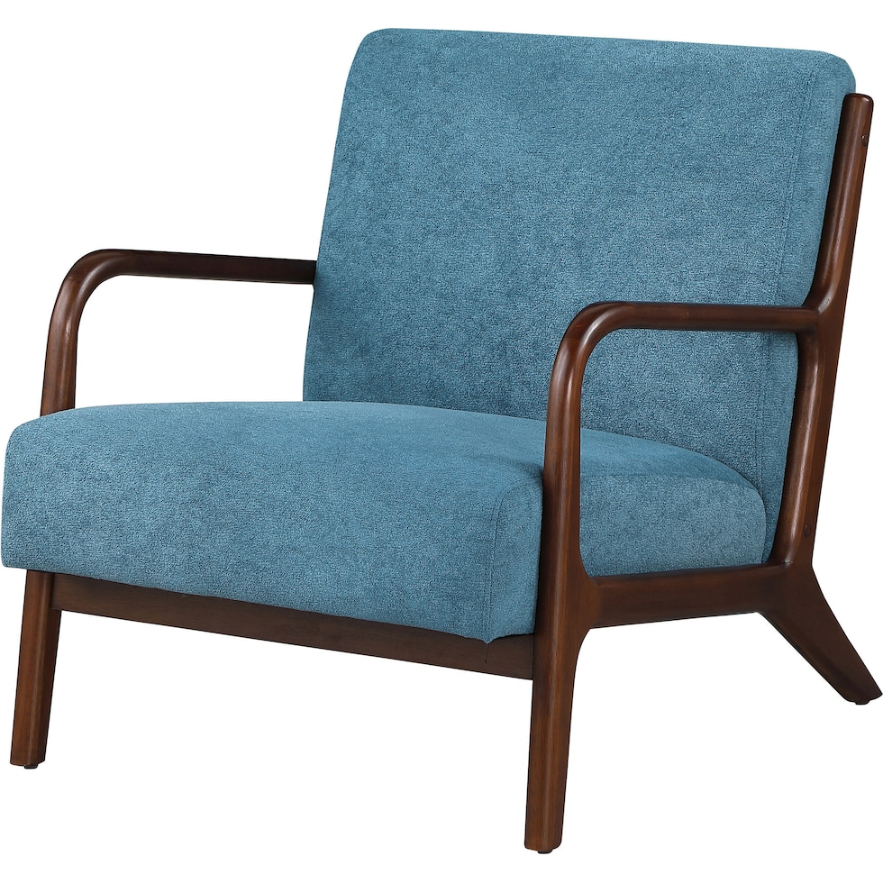 blanchett blue accent chair   