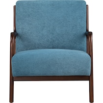 blanchett blue accent chair   