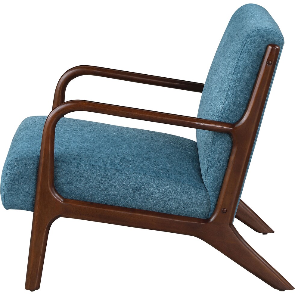 blanchett blue accent chair   