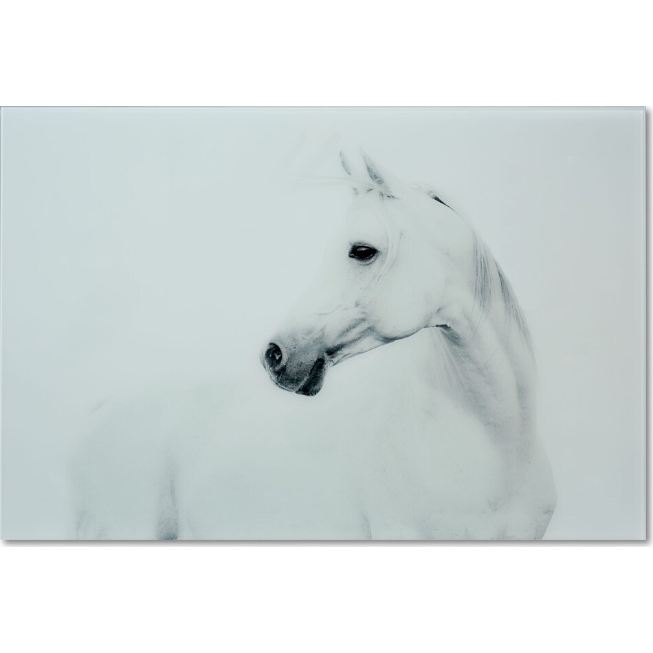 blanco mane stallion wall art white wall art   