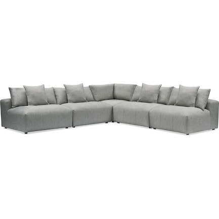 Bliss 5-Piece Sectional - Gray