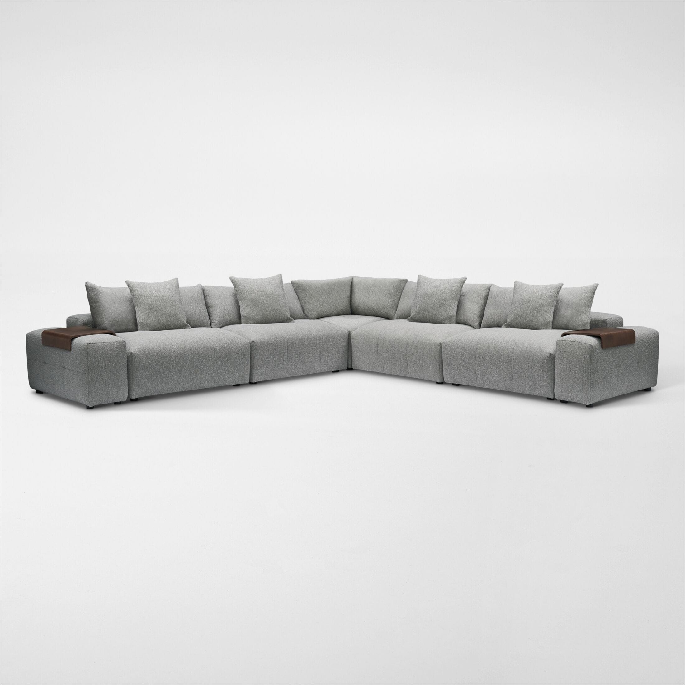 Bliss Petite White Sectional - 4 Seat Configuration - Wallaroo's Furniture  & Mattresses