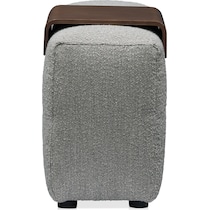 bliss gray accent chair   