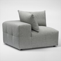 bliss gray corner chair web   