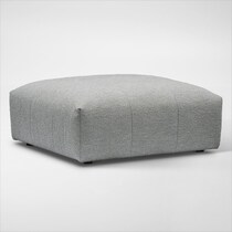 bliss gray ottoman   