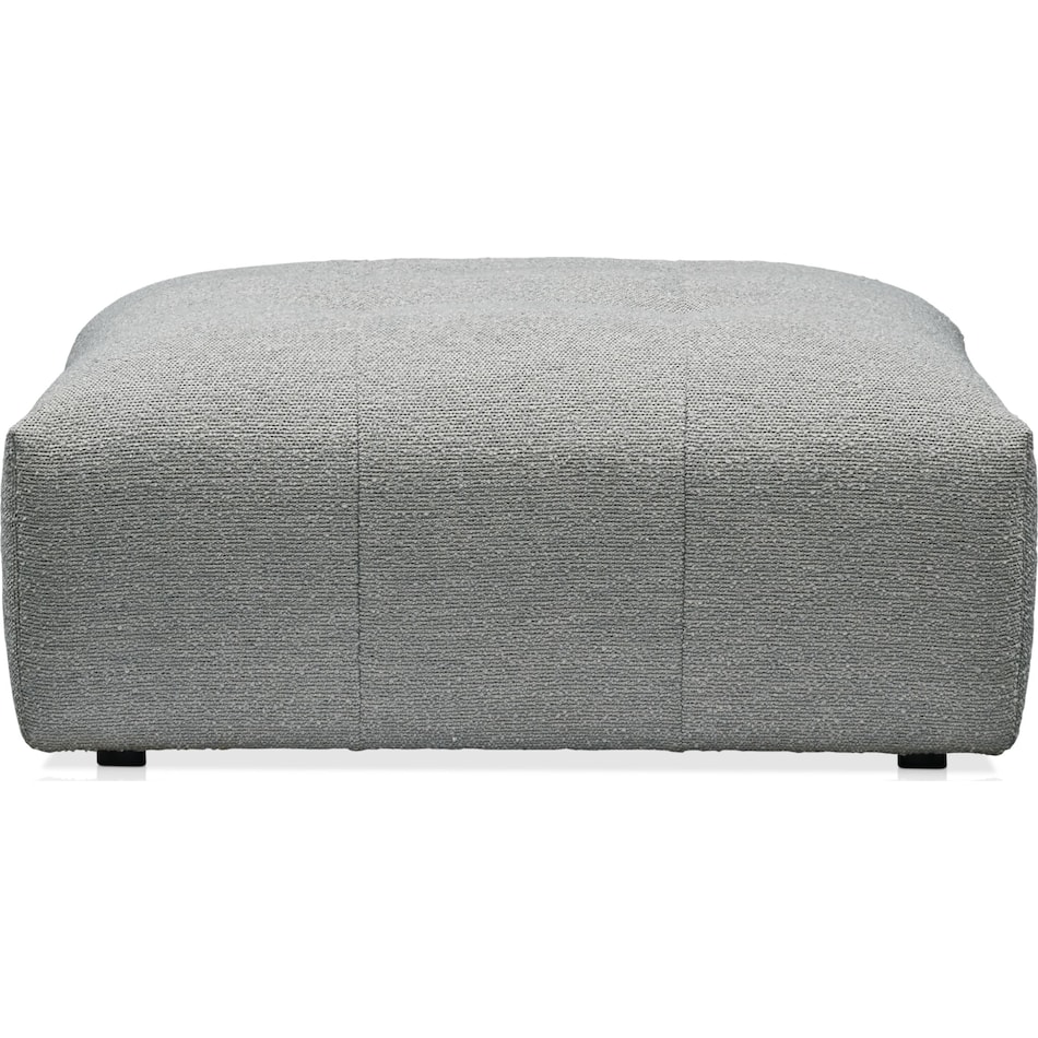 bliss gray ottoman   