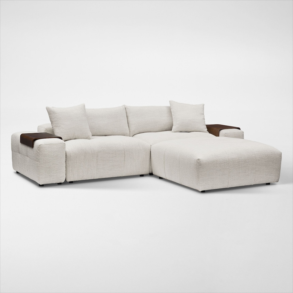 Bliss 5-Piece Sectional Sofa with Ottoman