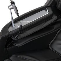 blissful black massage chair   