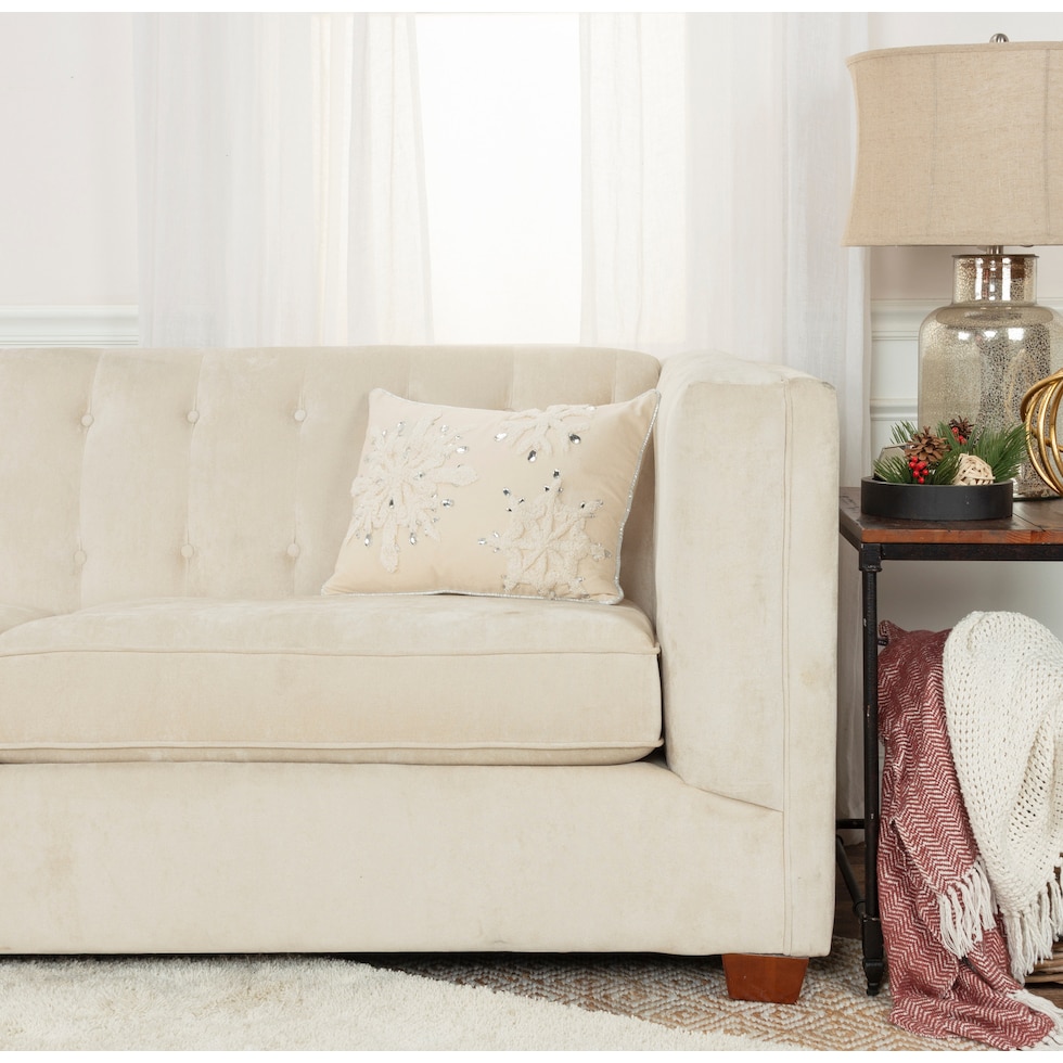 blizzard gray pillow   