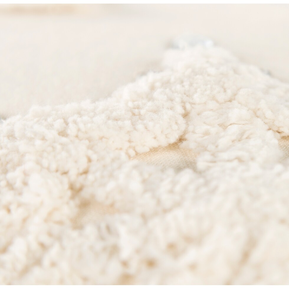 blizzard gray pillow   