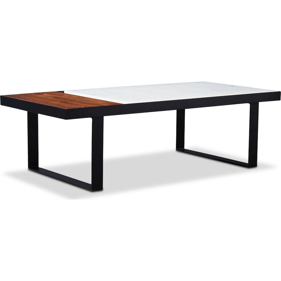 blocks black coffee table   