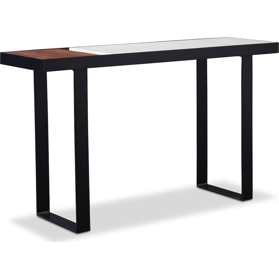 blocks black console table   