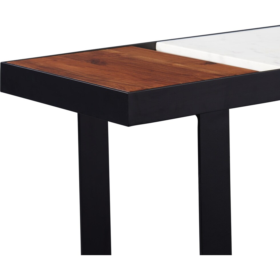 blocks black end table   