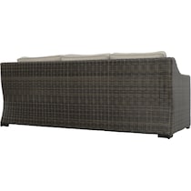 bloomington dark brown outdoor sofa   