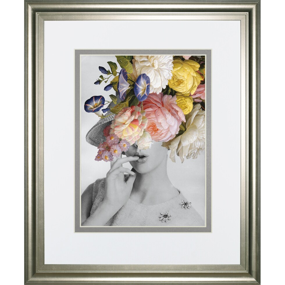blooms gold wall art   