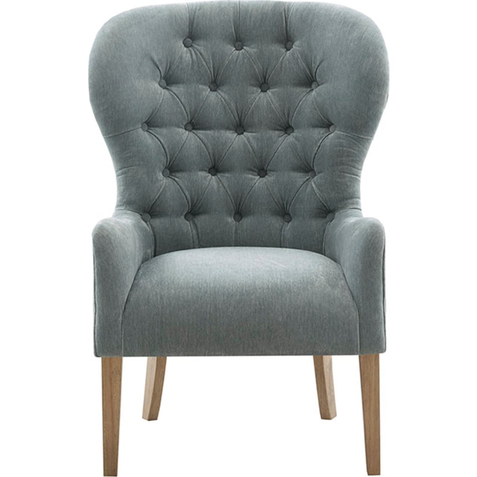 blue accent chair   