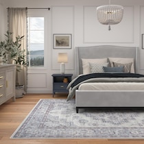 blue area rug  x    