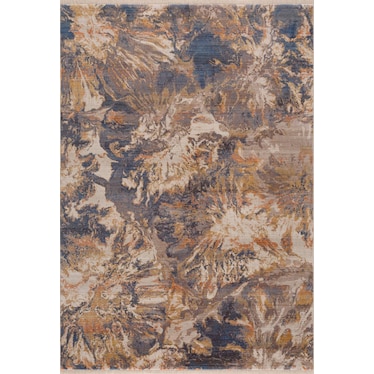 Midsummer Area Rug - Blue/Ivory