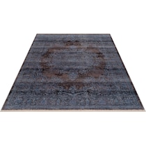 blue area rug  x    