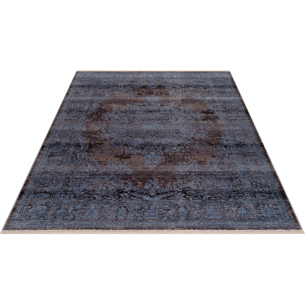 blue area rug  x    