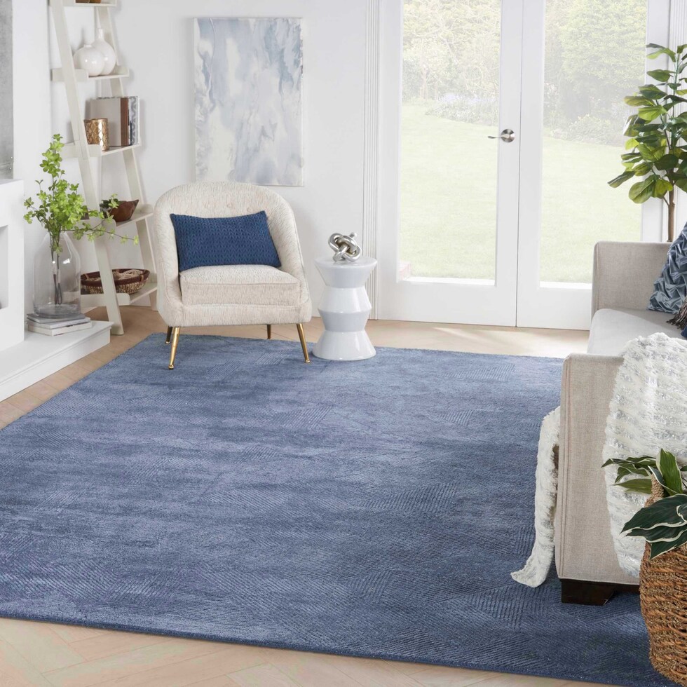 blue area rug  x    