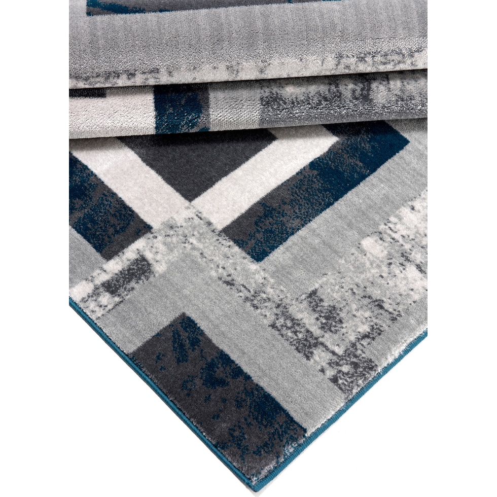 blue gray area rug  x    