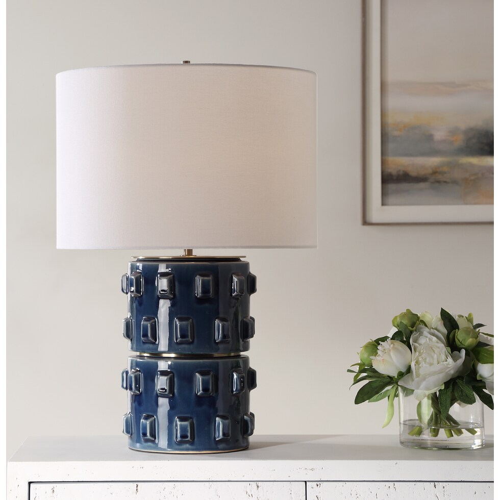 blue lamp   