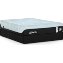 blue queen mattress split low profile foundation set   