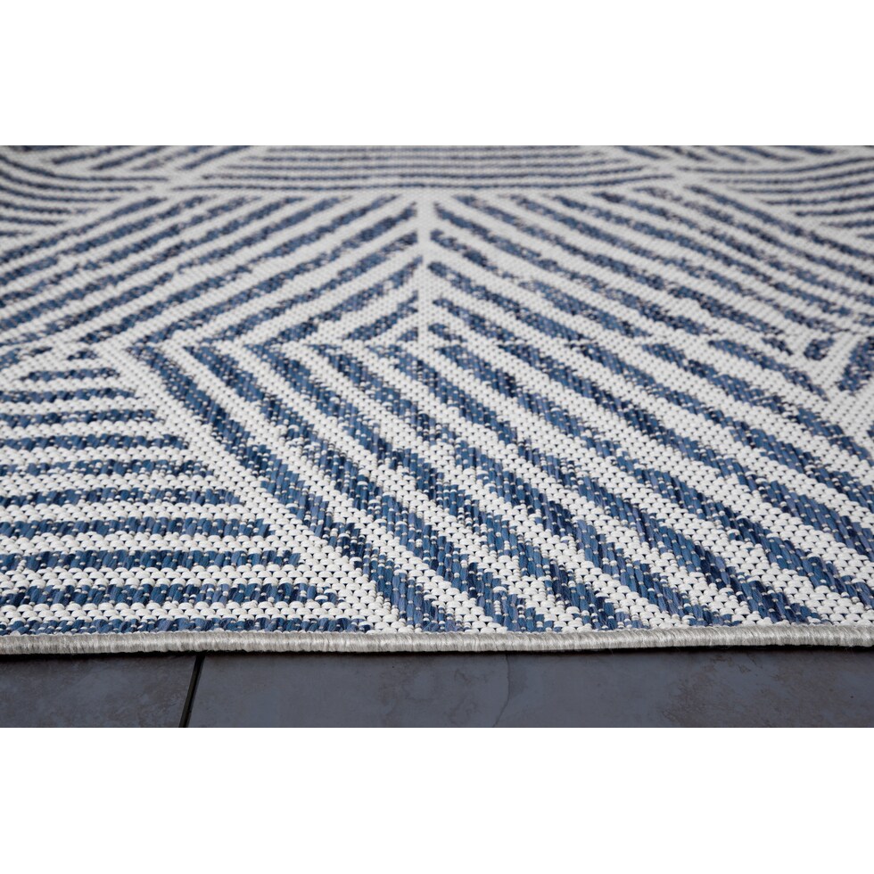 blue rug   