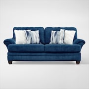 Cordelle 2-Piece Sectional with Left-Facing Chaise and Swivel Chair Set - Blue