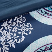 Carise Full Comforter and Sheet Set - Blue