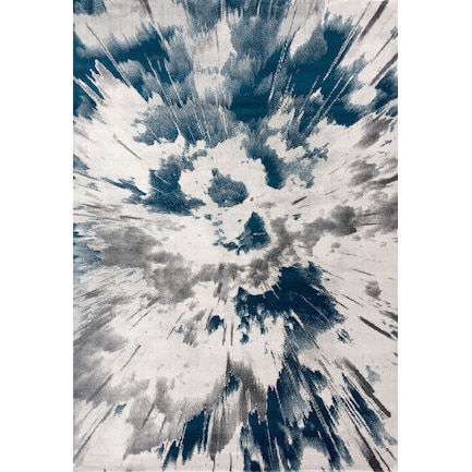 Bouvardia 5X7 Rug - Blue